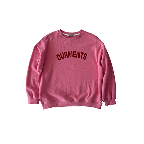 Printing Logo Sweatshirt(Pink)